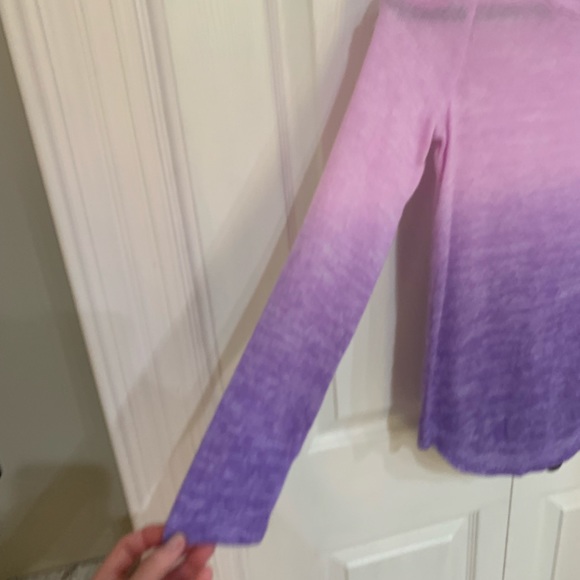 Girls size 12 Justice cold shoulder top. - Picture 2 of 3